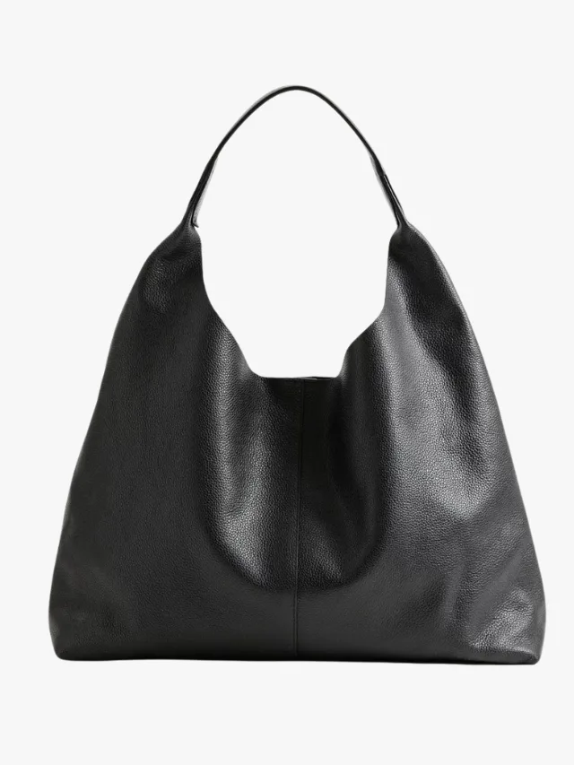 & Other Stories large leather tote bag