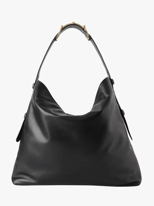 Black leather Gucci Beatrix large leather tote bag