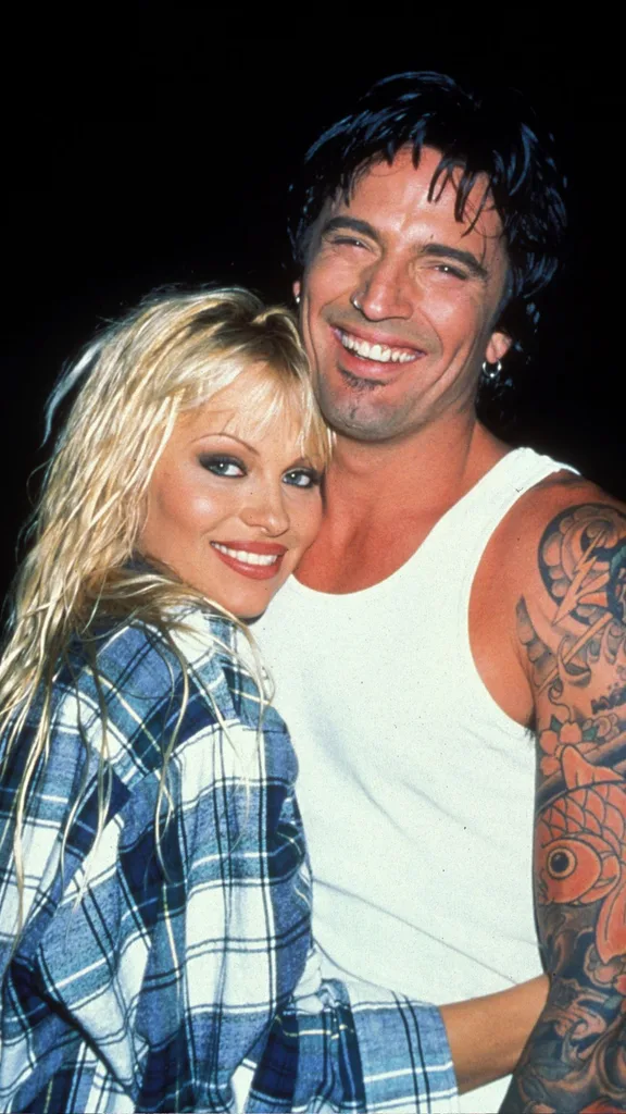 Pamela anderson and tommy lee in the 90s