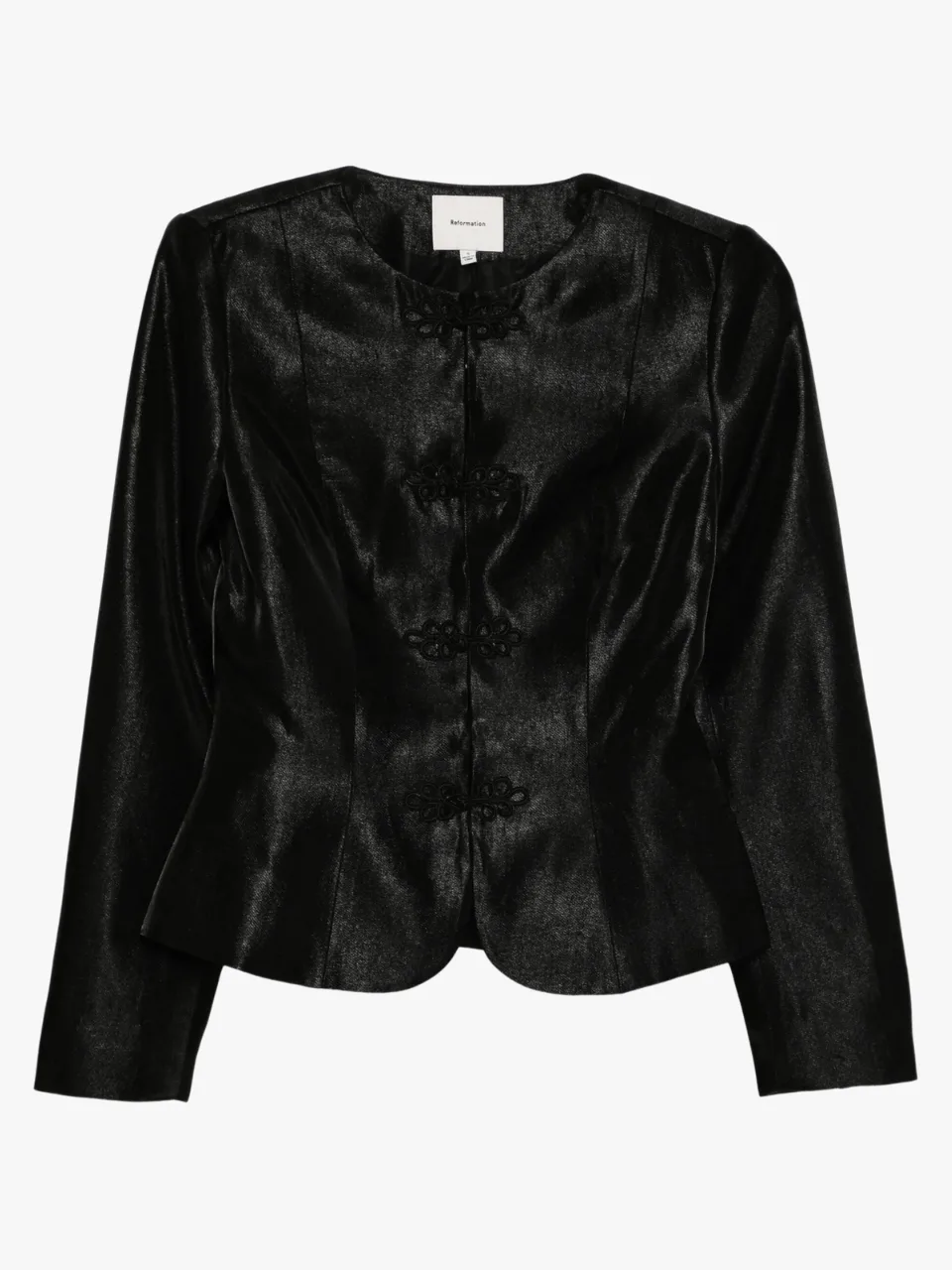 Reformation Regin silk jacket