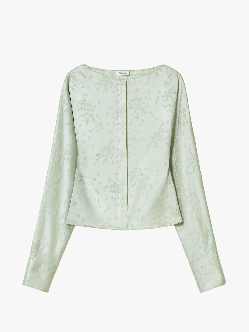 Lilysilk YING jacquard silk blouse