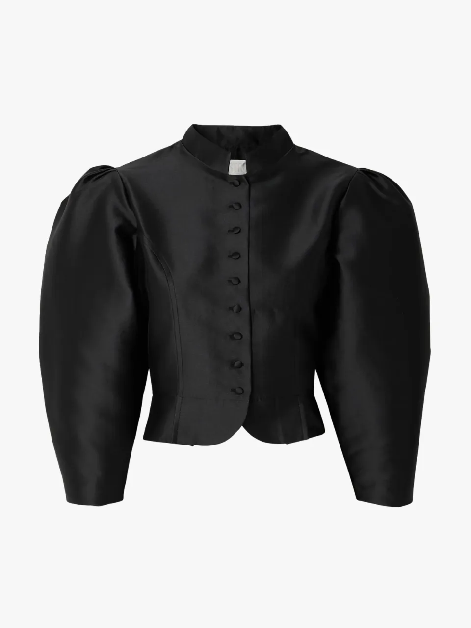 Destree Amoako cropped faille jacket