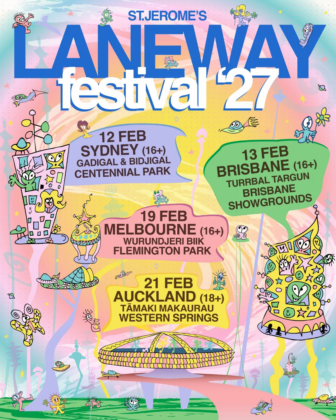 Laneway Festival 2027 venues