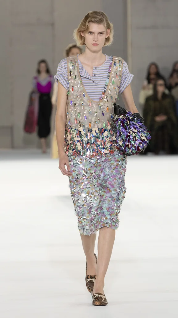 A runway shot from Dries Van Noten