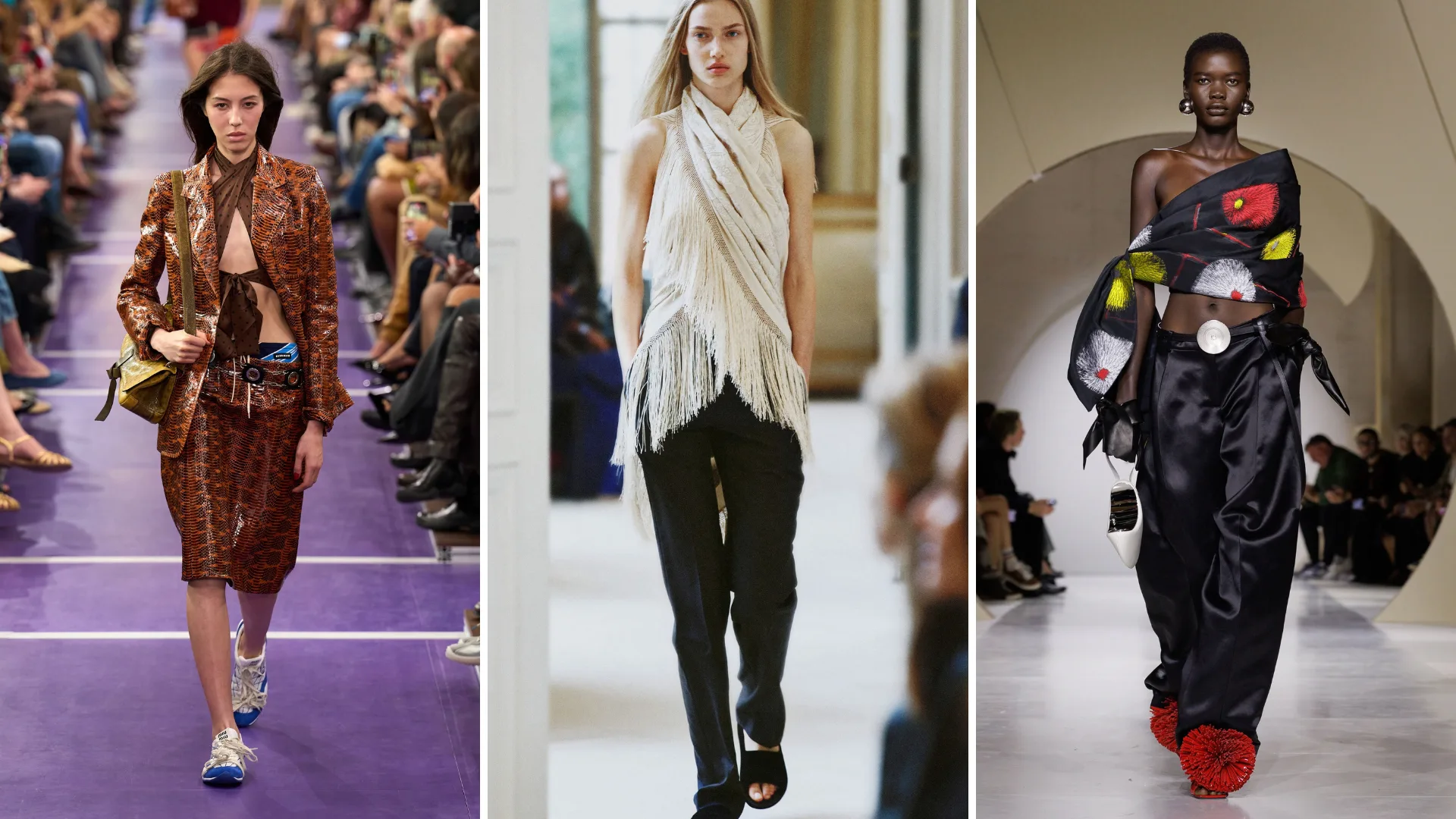 Miu Miu; The Row; Givenchy.