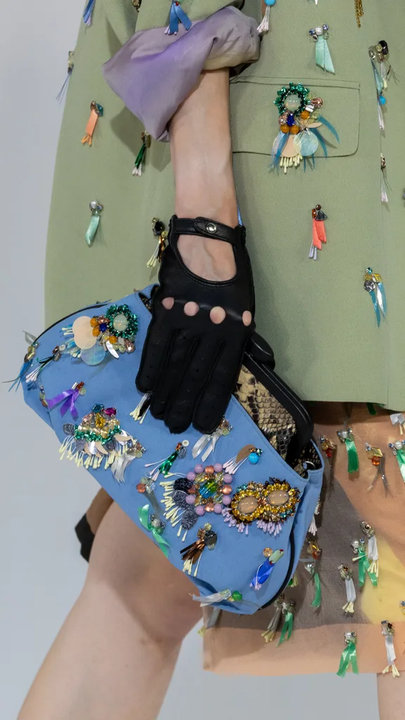 A details shot from Dries Van Noten
