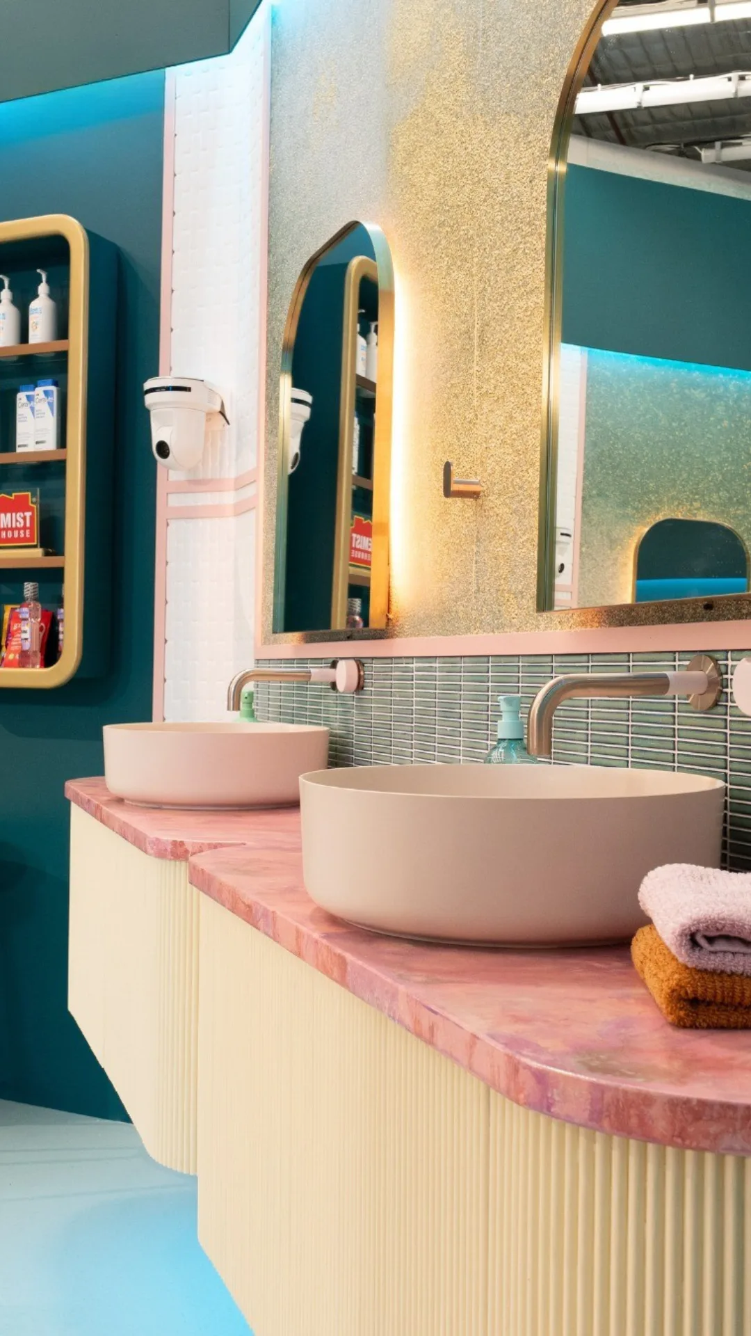 The Big Brother bathroom