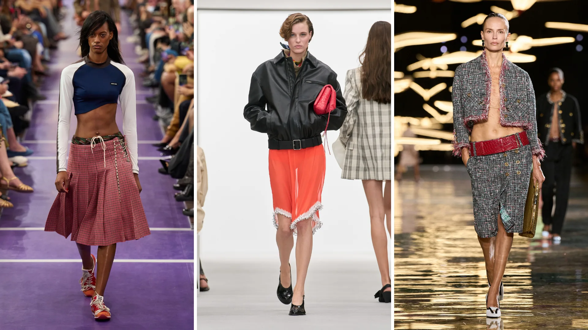 Miu Miu; Loewe; Chanel.