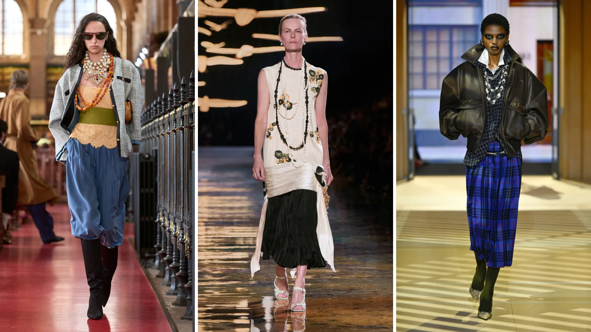 Valentino; Chanel; Gucci.