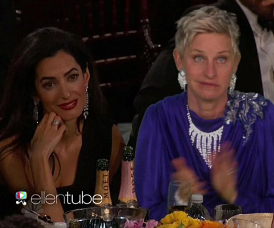 Ellen DeGeneres Amal Clooney