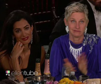 Ellen DeGeneres Amal Clooney