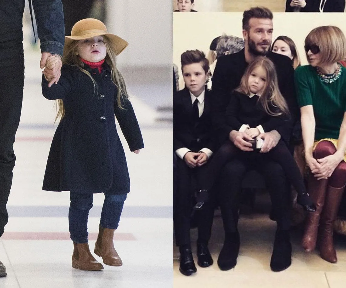 Harper Beckham Fashion Week