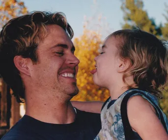Paul Walker with daughter Meadow