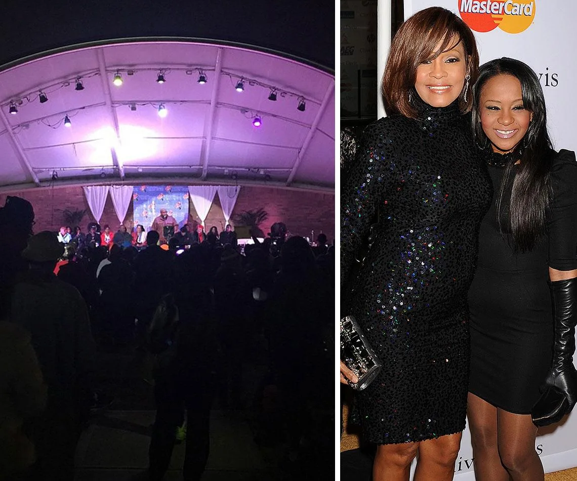 Bobbi Kristina Brown's family hold candlelight vigil