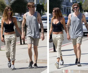 Jodhi Meares and Nick Finn