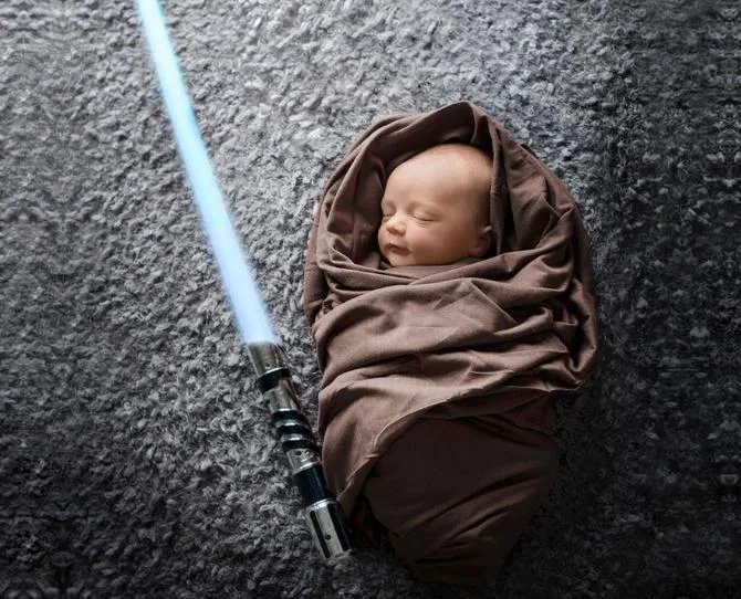 Geeky Newborn Photography