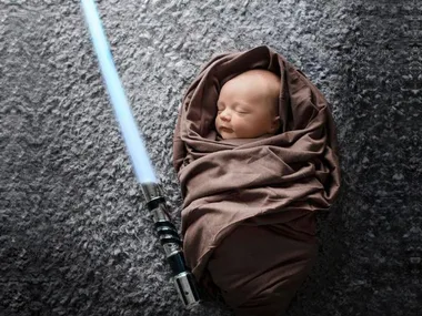 Geeky Newborn Photography