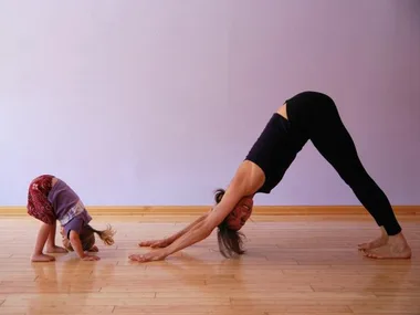 Exercise with kids