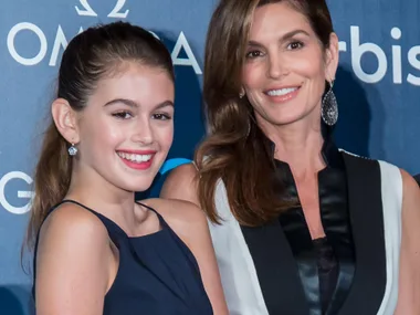 Strike a pose: Kaia Gerber makes her Vogue cover debut with model mum Cindy Crawford