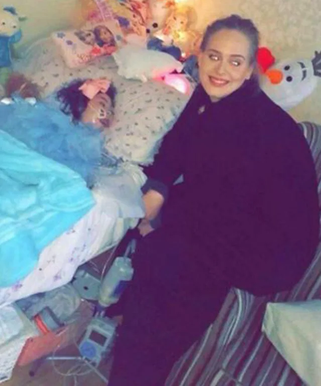 Adele surprises a seriously ill fan