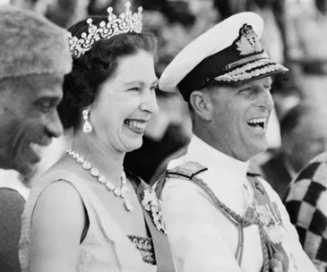 Prince Philip and The Queen