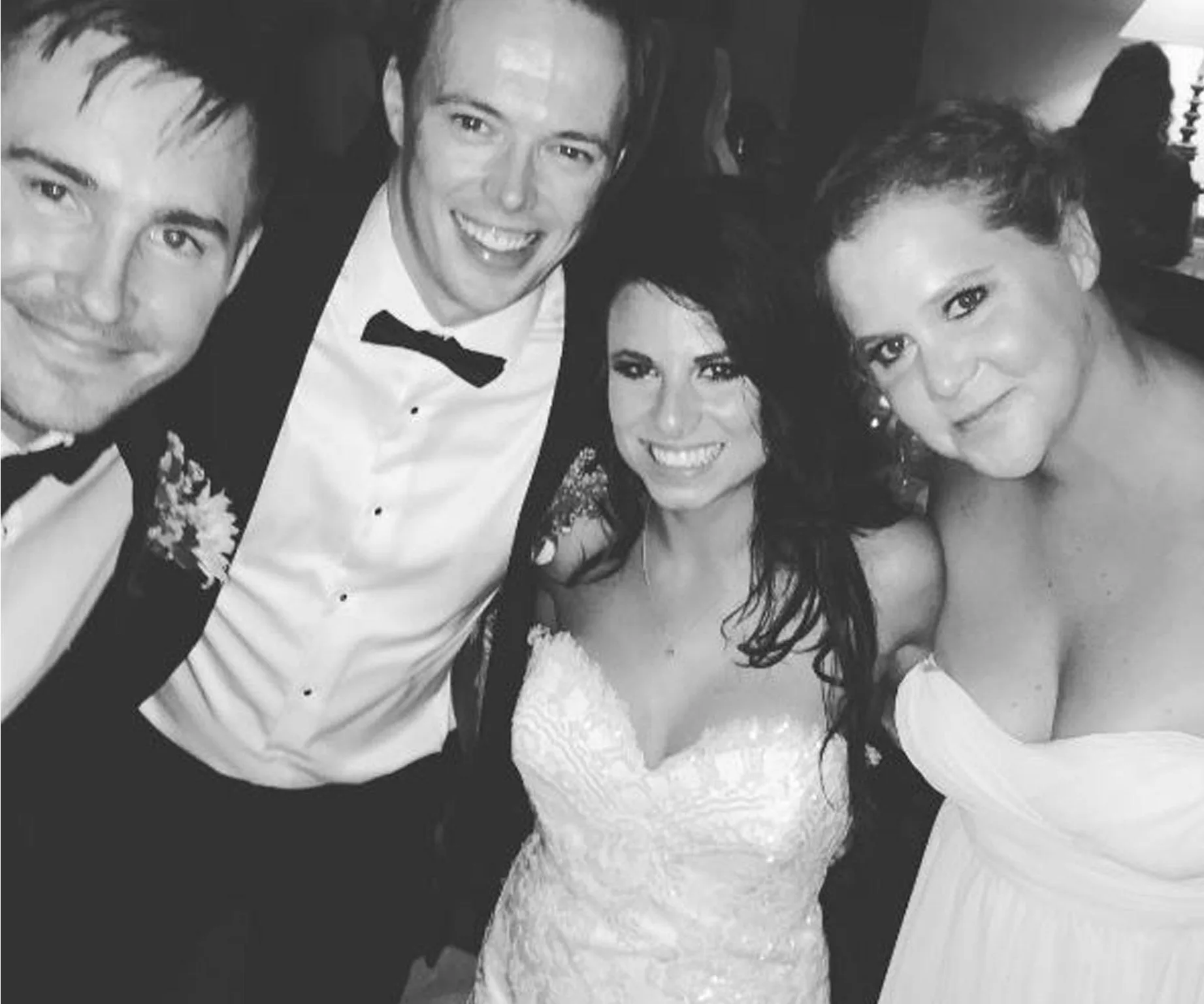 Amy Schumer plays bridesmaid at best friend's wedding