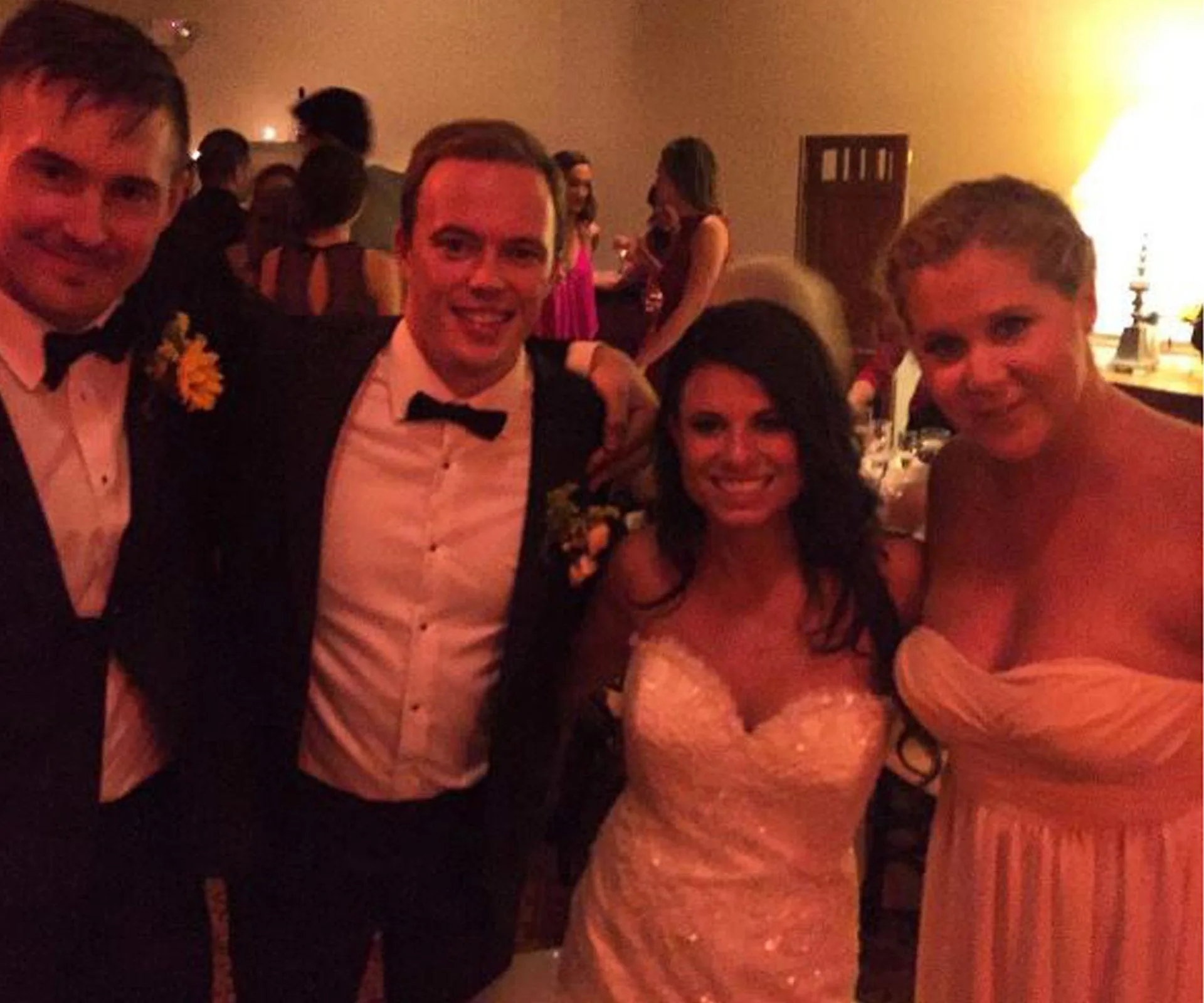 Amy Schumer plays bridesmaid at best friend's wedding