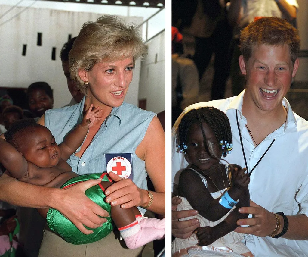 Princess Diana and Prince Harry