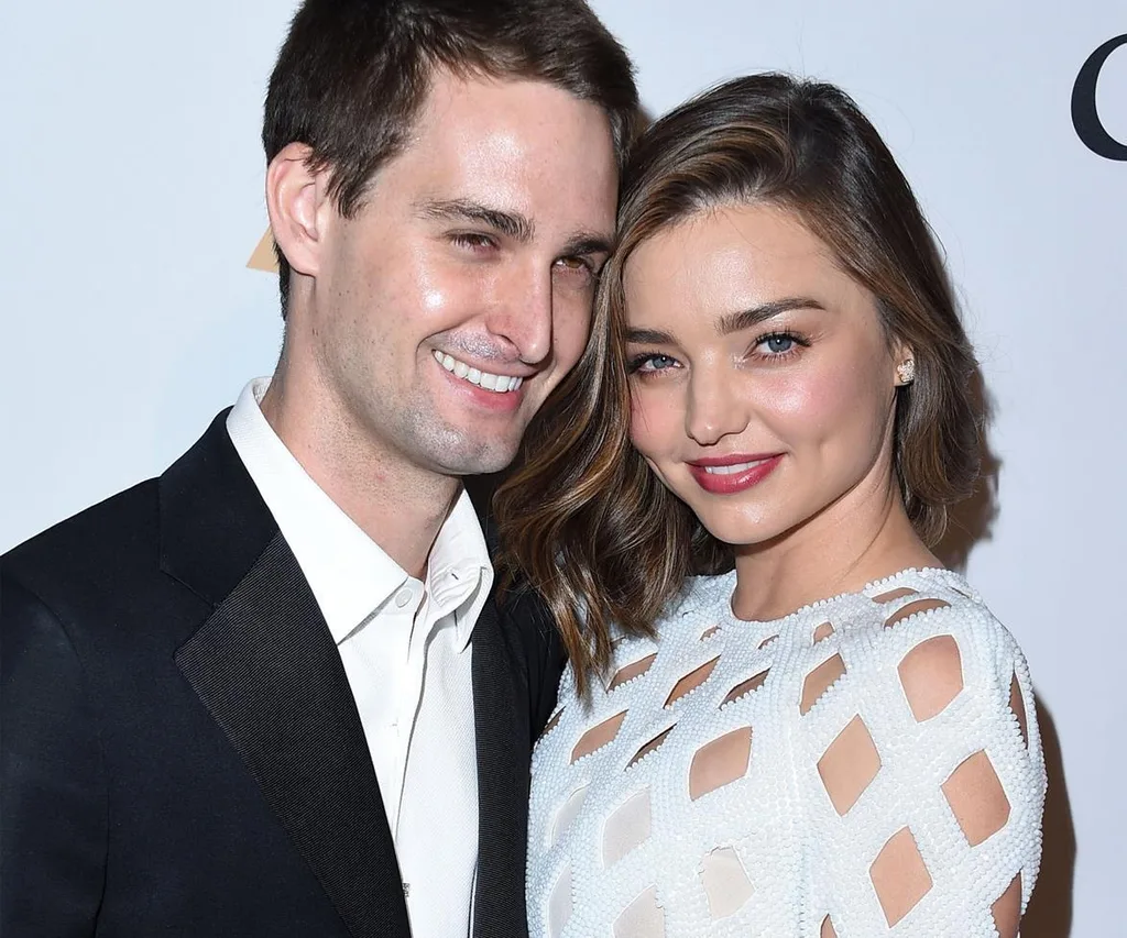 Miranda Kerr and Evan Spiegel