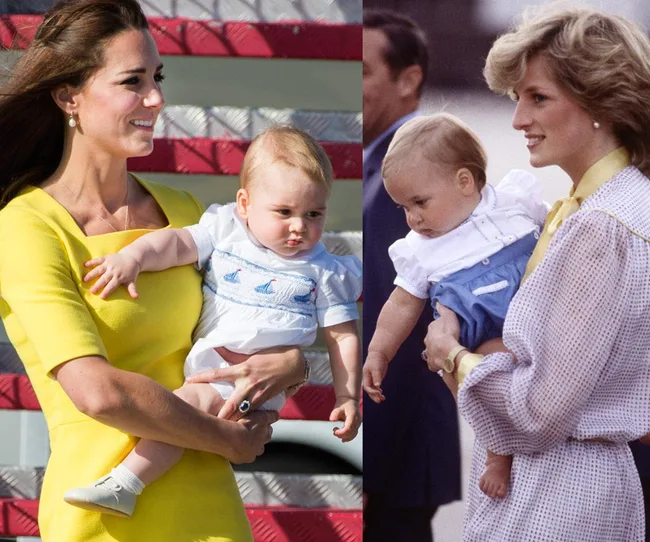 Duchess of Cambridge, Prince George, Prince William, Princess Diana