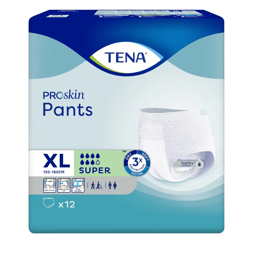 pack of tena absorbant pants