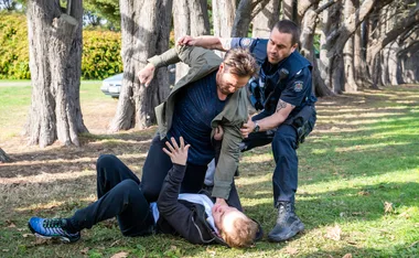 Neighbours spoilers: A defaced picture has Aaron seeing red
