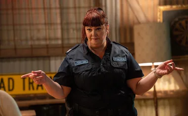 The Wentworth star defects to the other side as a policewoman in new comedy thriller Population 11