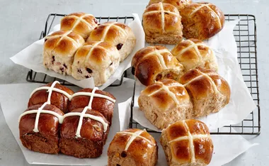 Get planning for Easter baking with five delicious twists on hot cross buns