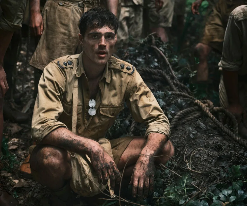 Jacob Elordi as Dorrigo Evans in The Narrow Road to the Deep North.