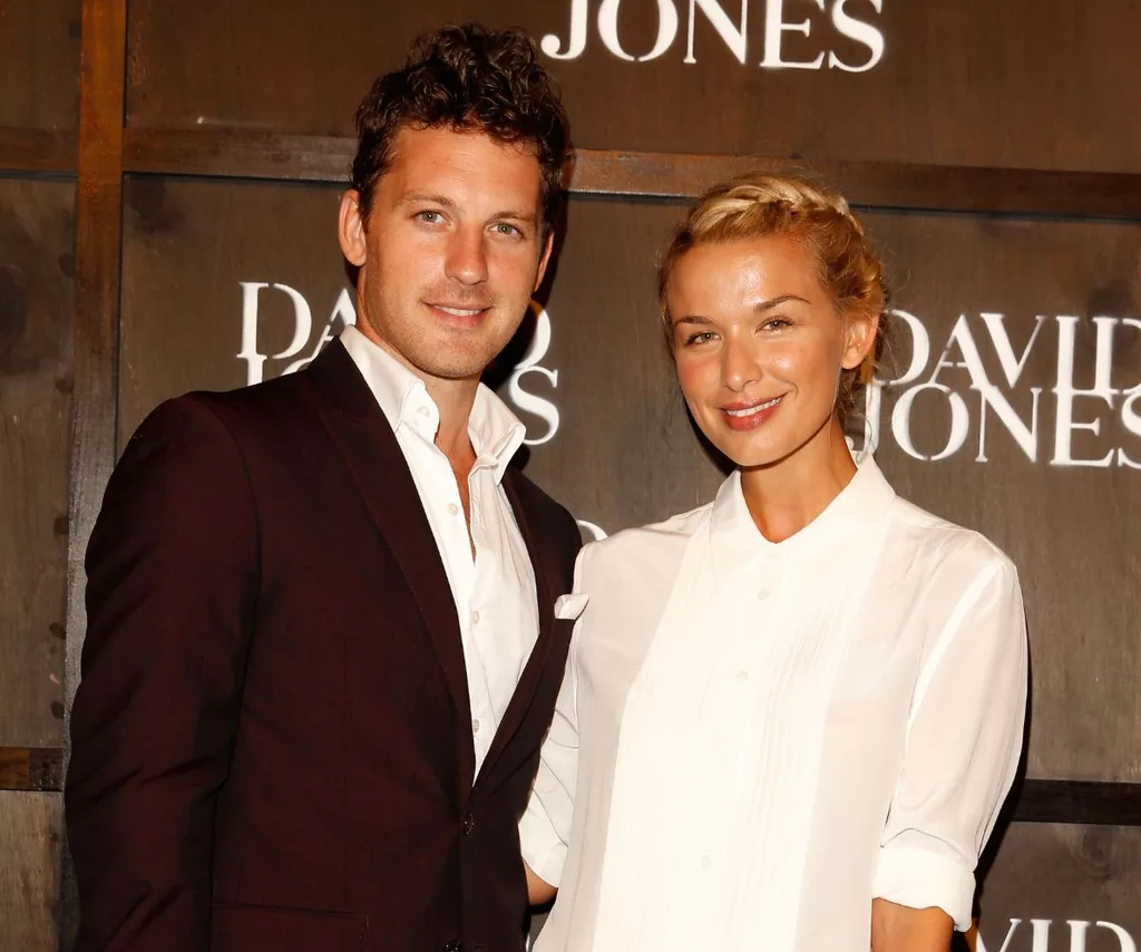 Tristan MacManus with his wife Tahyna Tozzi in 2014.