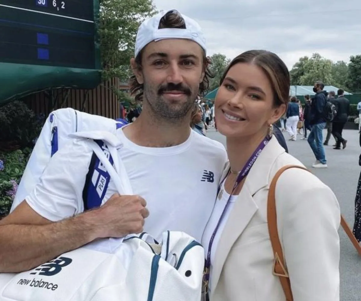 Brittany Hockley with ex boyfriend Jordan Thompson.