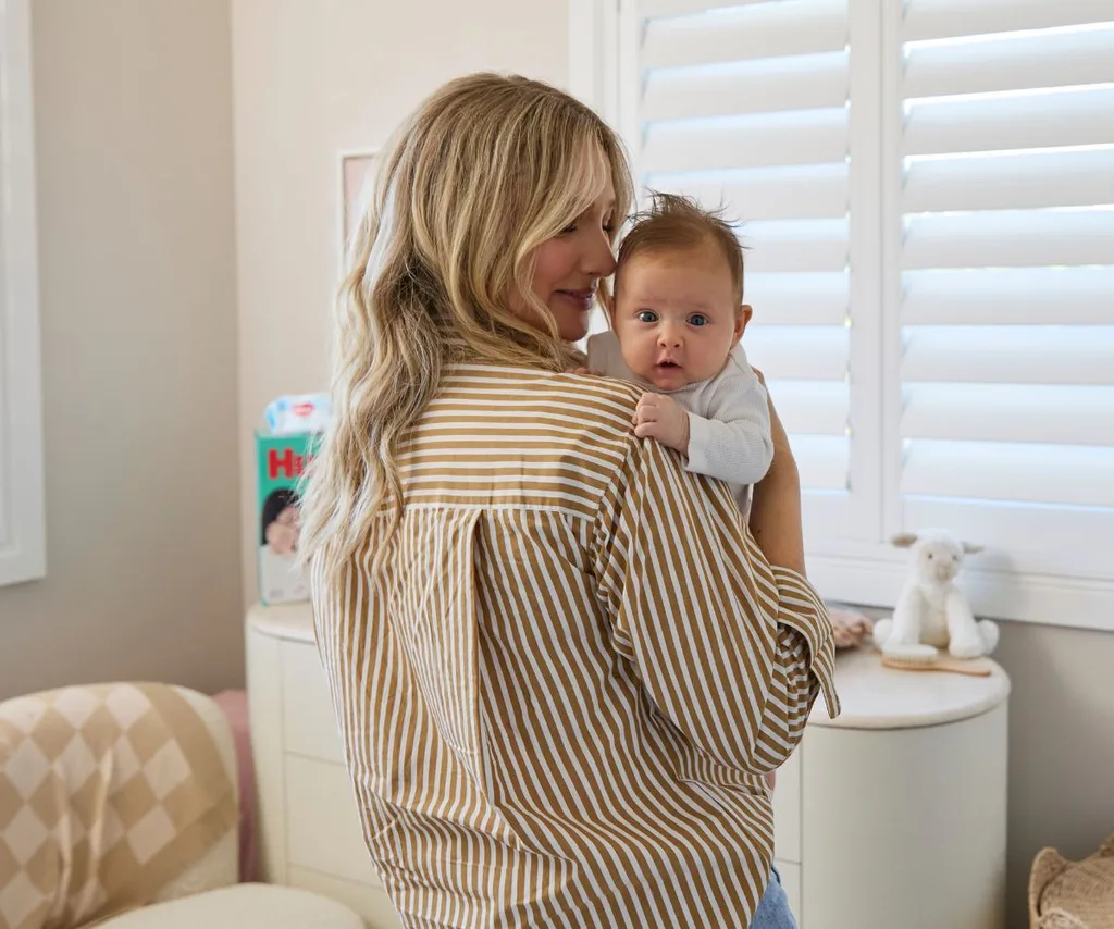 Anna Heinrich with daughter Ruby.