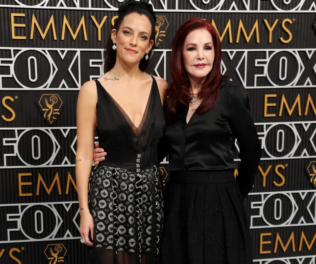 Riley Keough and her grandmother Priscilla Presley. 