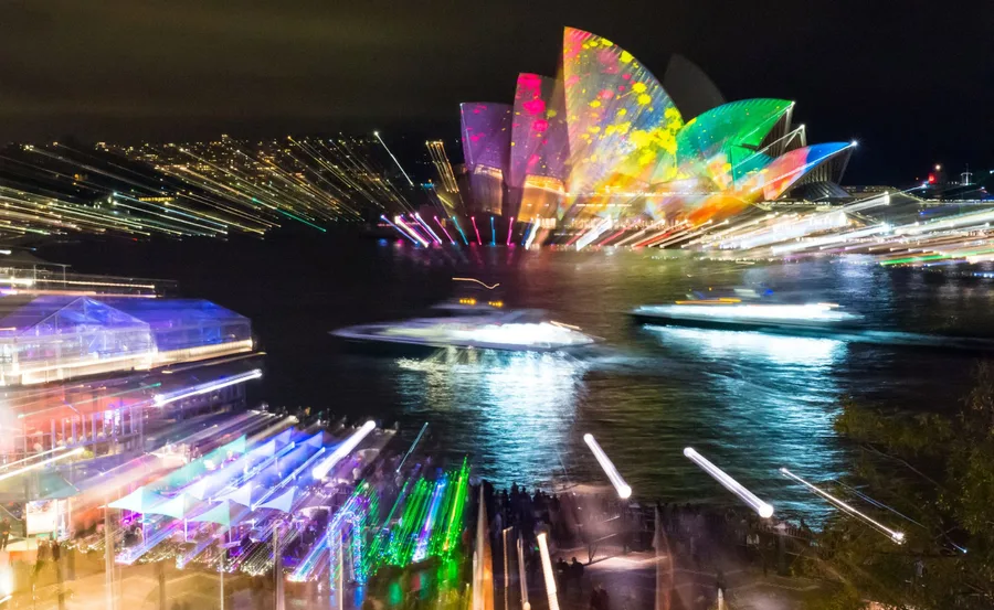 Vivid Sydney leaves the Harbour City in a dizzying array of colour and lights