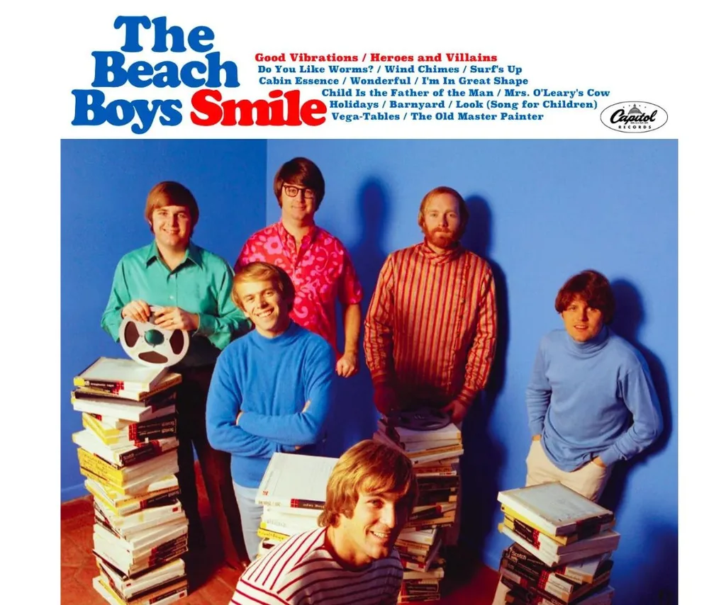 Cover of The Beach Boys' lost album, featuring pics of the band