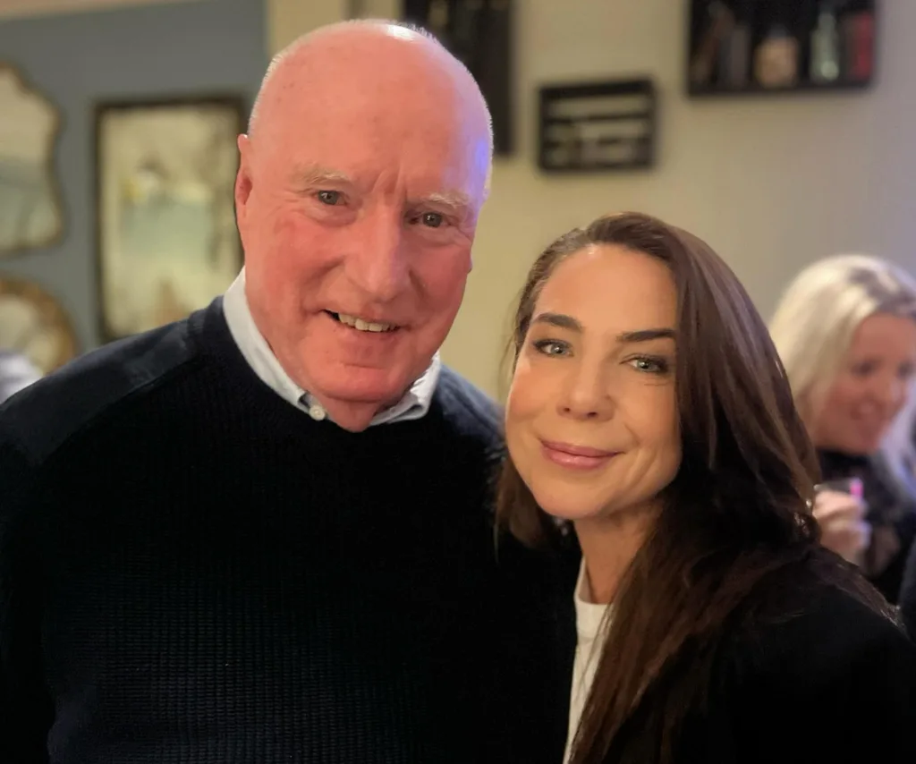 Ray Meagher and Kate Ritchie caught up in June.