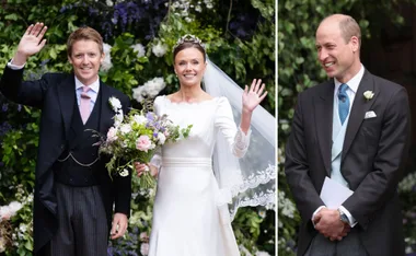 Prince William played a key role at the Duke of Westminster’s recent wedding, but Prince Harry was not in attendance