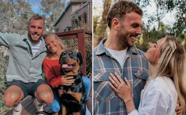 Kyle Chalmers ties the knot with partner Ingeborg Loyning in gorgeous wedding