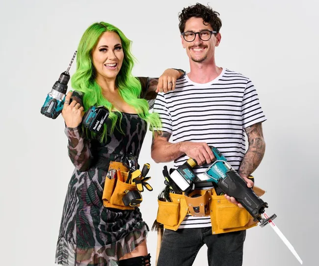 The Block Australia team Kylie and Brad