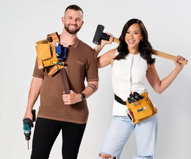 The Block Australia team Kristian and Mimi