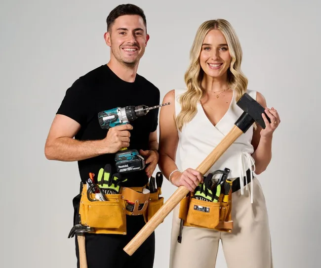 The Block Australia team Jesse and Paige