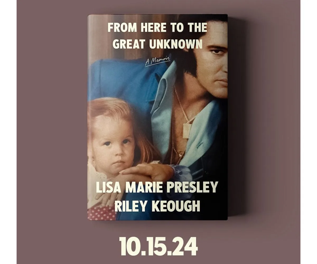 Lisa Marie Presley's memoir book cover.