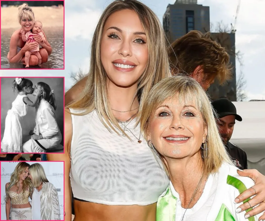 Olivia Newton John photos with her daughter Chloe