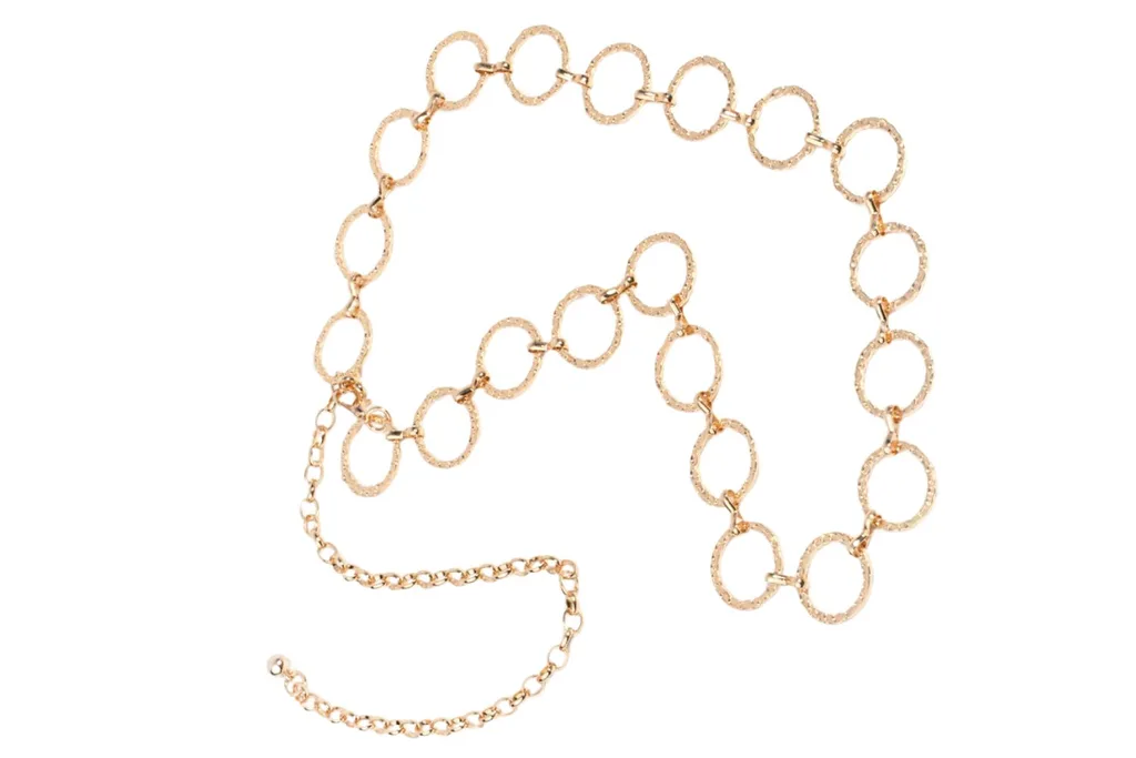 Image of gold adjustable chain belt from Lovisa